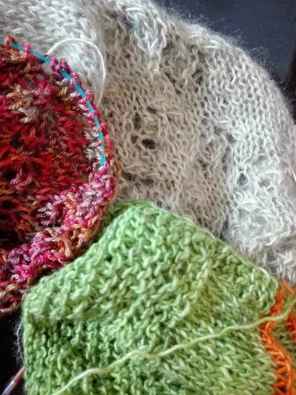 Che cos'ho sui ferri in questo momento